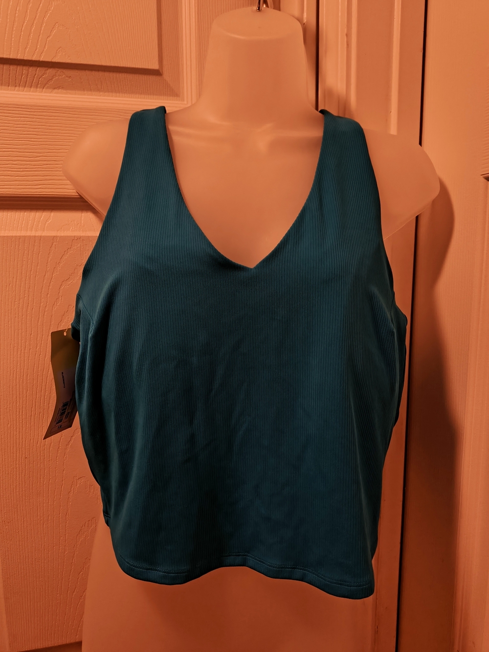 V-Neck Ribbed Tank Top -